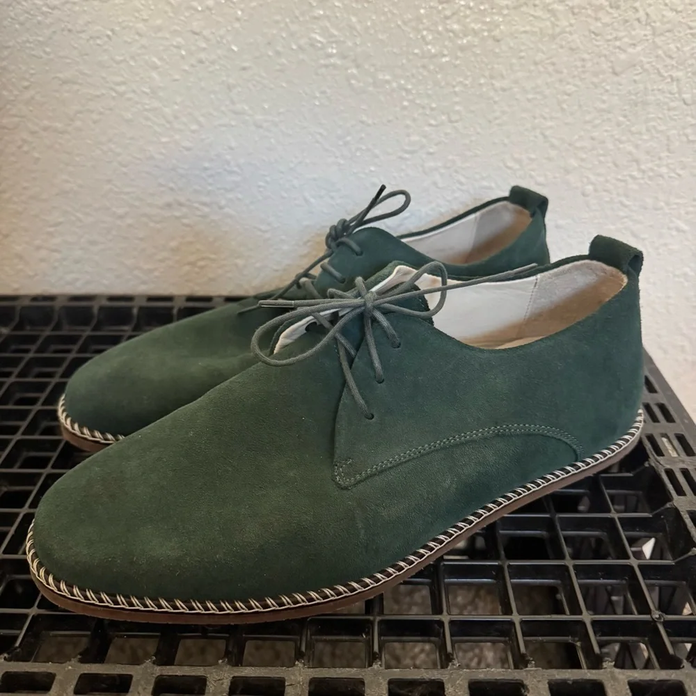 Royal Republiq Aims of Life Amsterdam Green Suede Men's Shoes